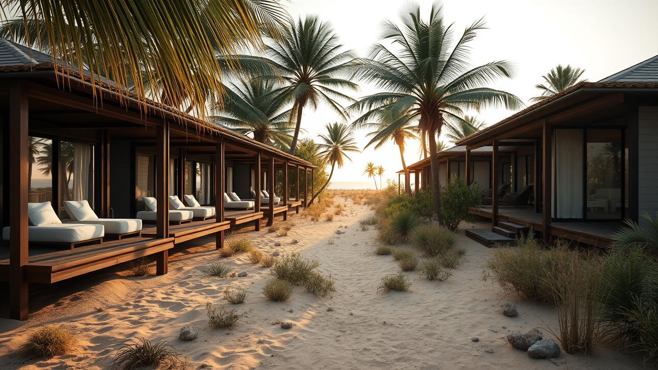 Eco lodges at Centro Mar